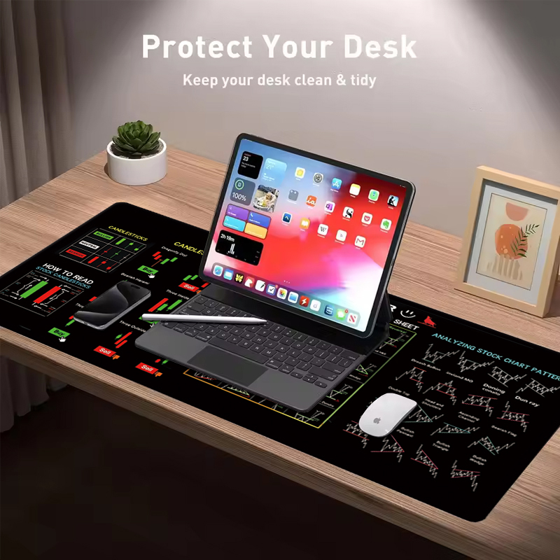 EXCO Stock Market Trader Leath - Leather Desk Pad review and price