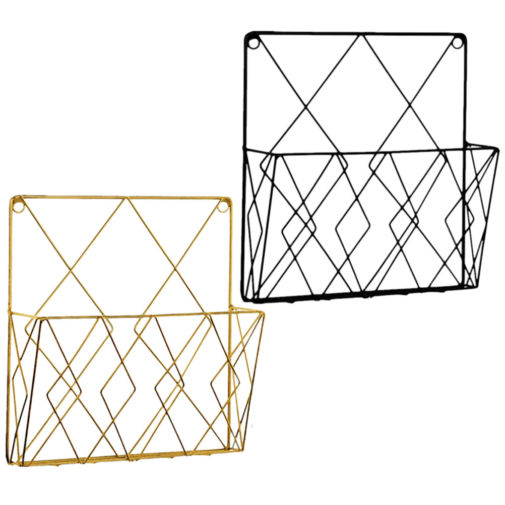 2Pcs Premium Metal Wall File O - Magazine Holder Rack review and price