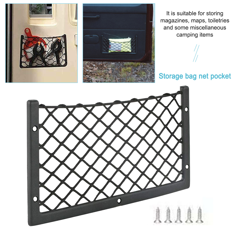 Car Seat Back Storage Net Elas - Magazine Holder Rack review and price