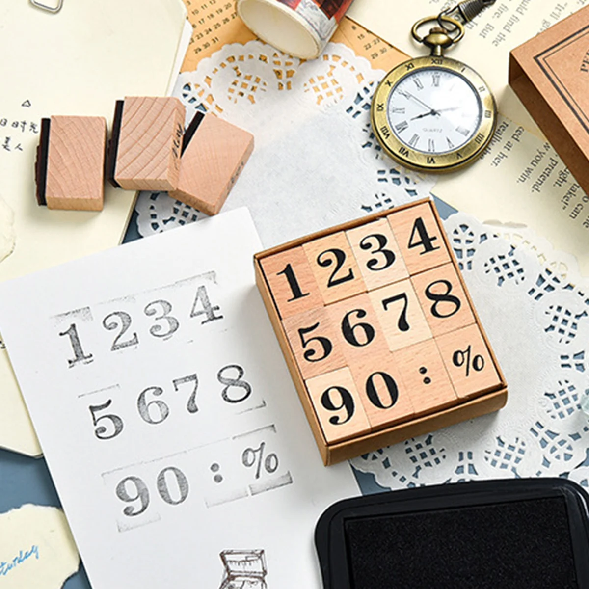 Wooden Rubber Date Stamp,12 Mo - Rubber Date Stamp review and price