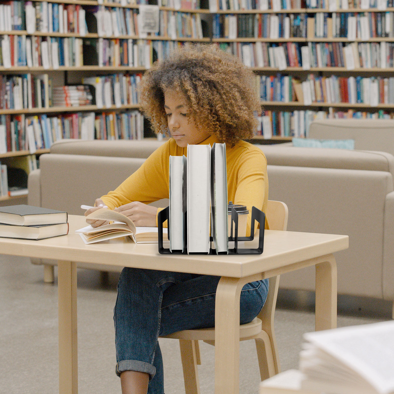 Multicompartment Desktop Book  - Magazine Holder Rack review and price