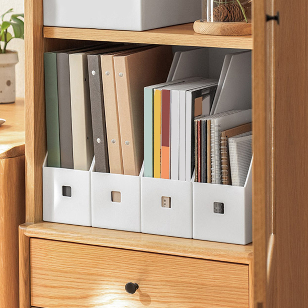 4Pcs Plastic File Organizer Bo - Magazine Holder Rack review and price