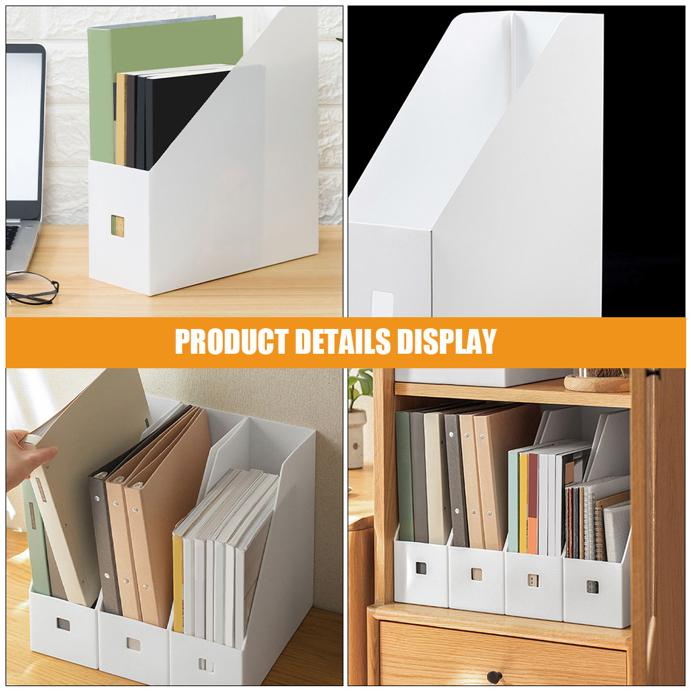 4Pcs Plastic File Organizer Bo - Magazine Holder Rack review and price