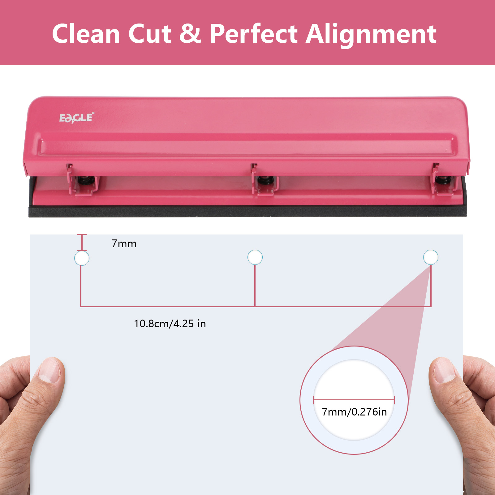 EAGLE 3-Hole Puncher for A4 Pa - Binder A4 Lever review and price