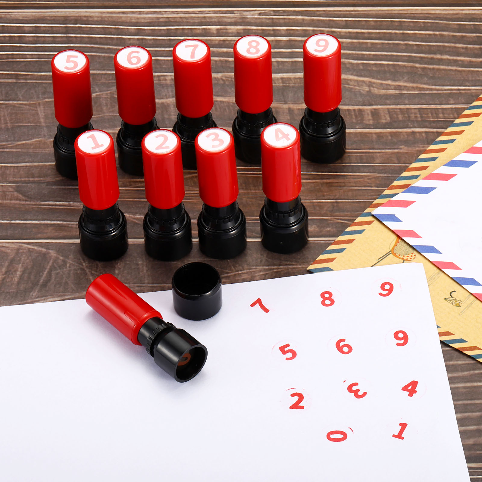 Number Stamps Self Inking Nume - Rubber Date Stamp review and price