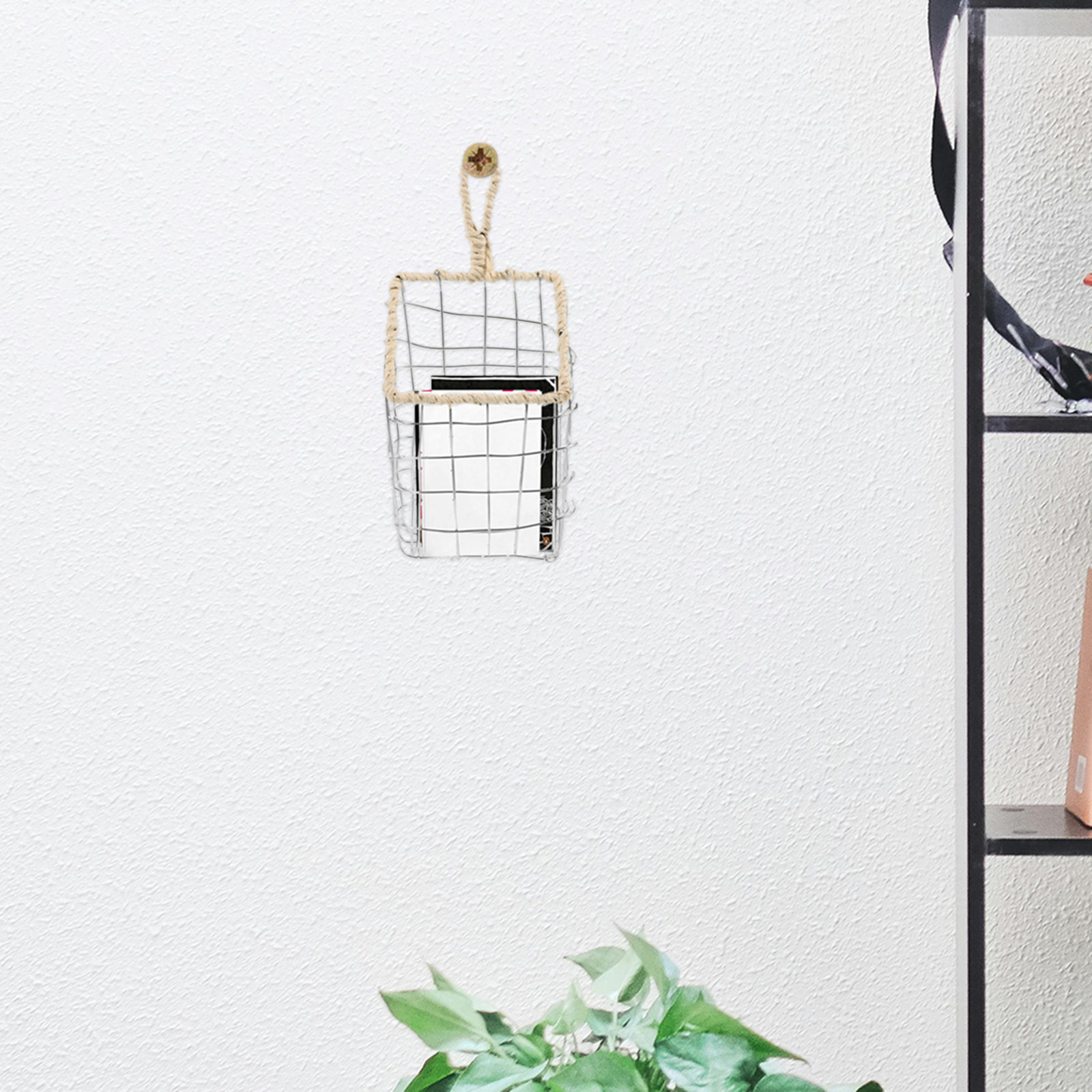 Wall Mounted Iron Book Holder  - Magazine Holder Rack review and price